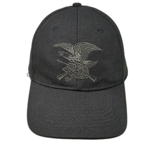 National Rifle Association Est. 1871 Strapback Baseball Cap Black One Size Poly - Picture 1 of 9